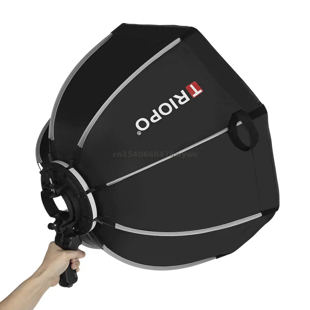 

Triopo 55cm 65cm 90cm 120cm Speedlite Portable Octagon Umbrella Softbox + Honeycomb Grid Outdoor Flash Soft Box for Canon Godox