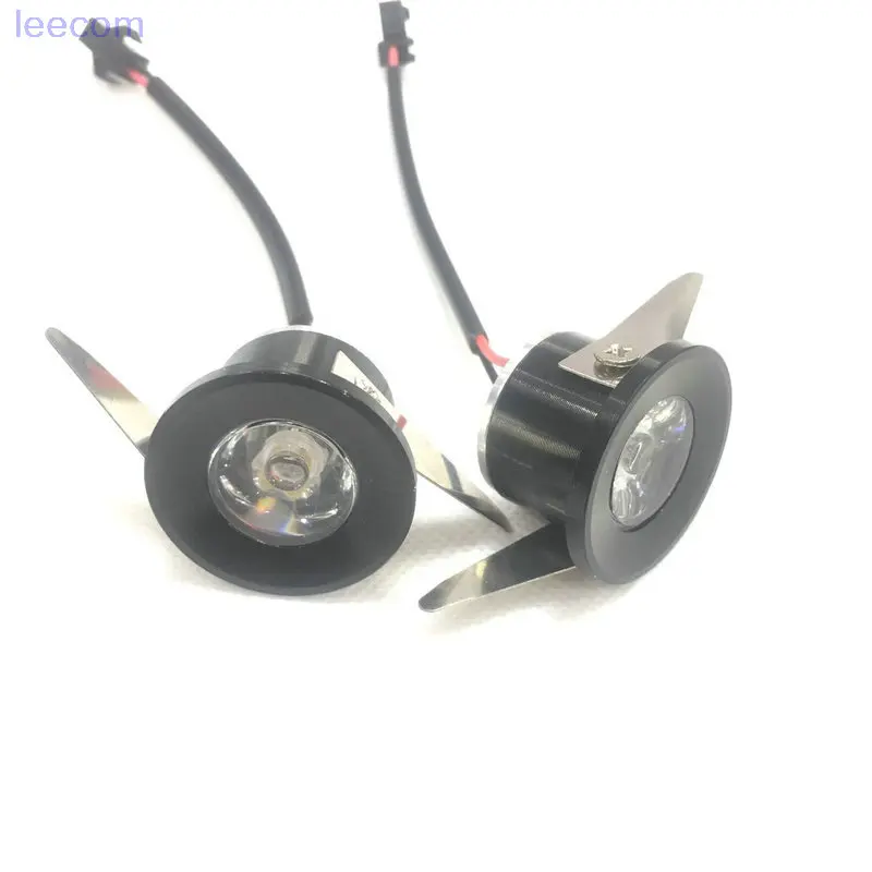 10Pc/Lot 3W Cabinet Mini Spot 110V 220V Downlight 12V Dc Jewelry Show Include Led Driver 3000K Ceiling Light Lamp