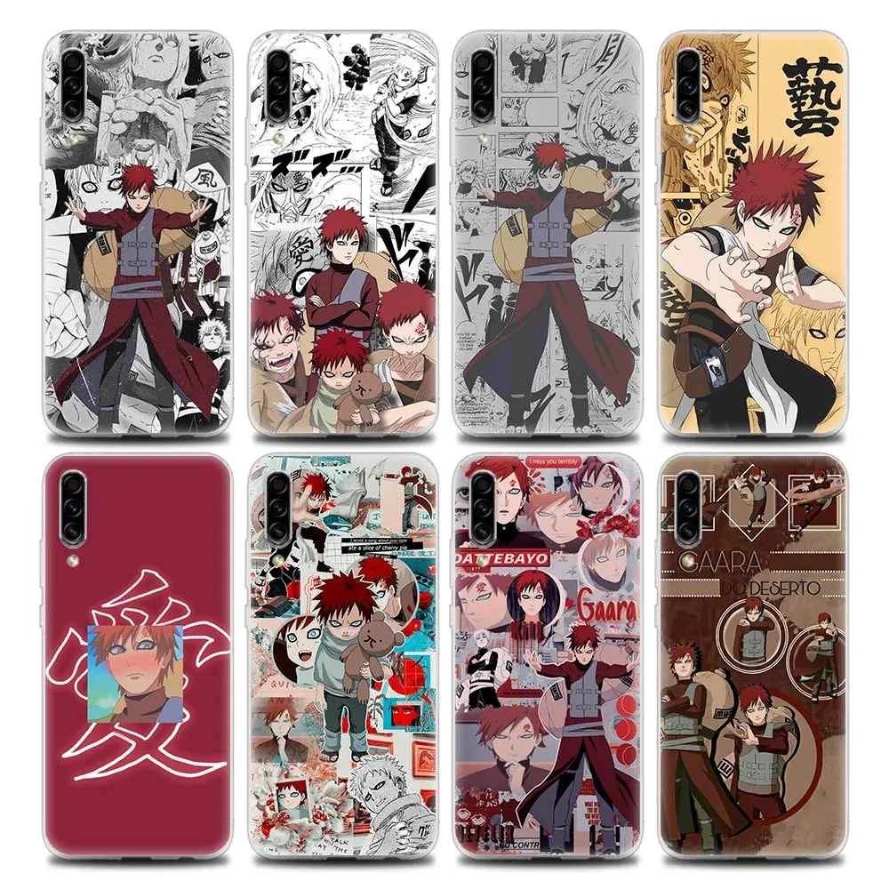 

Anime Naruto Gaara Clear Phone Case for Samsung A70 A70s A40 A50 A30 A20e A20s A10 A10S Note 8 9 10 20 Soft Silicone