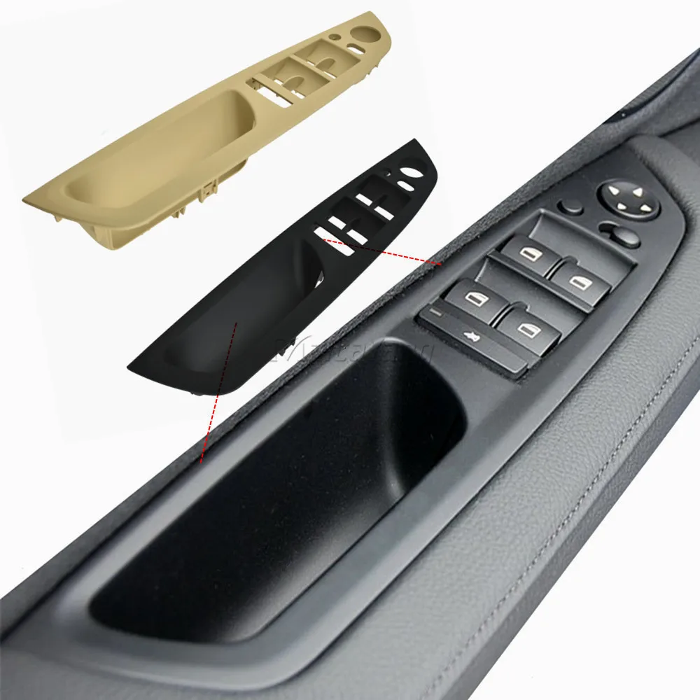 

Armrest Car left front driver's seat LHD Interior Door Handle Inner Panel Pull Trim Cover For BMW E70 E71 X5 X6