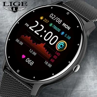 lige fashion smart watch men 2022 fitness bracelet heart rate blood pressure monitor sports men smartwatch women for android ios