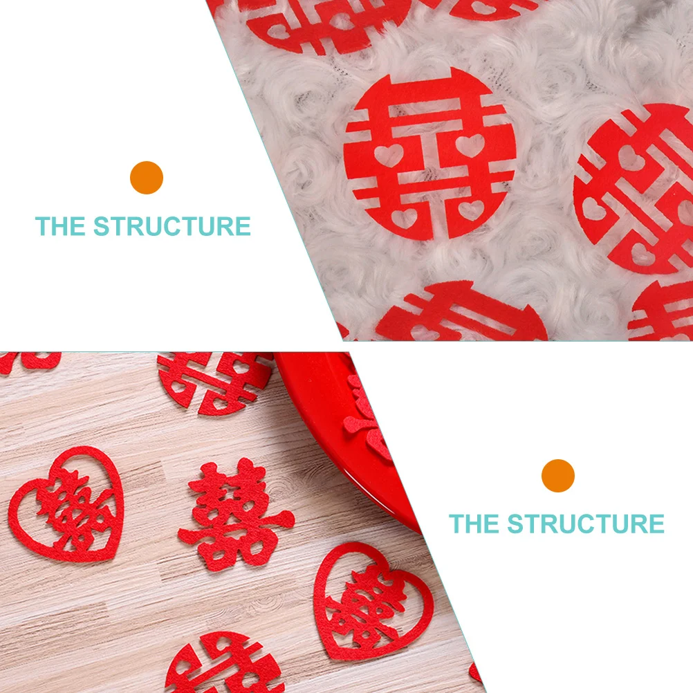 270 шт. мини счастливое слово свадебный стол конфетти китайские украшения Xi