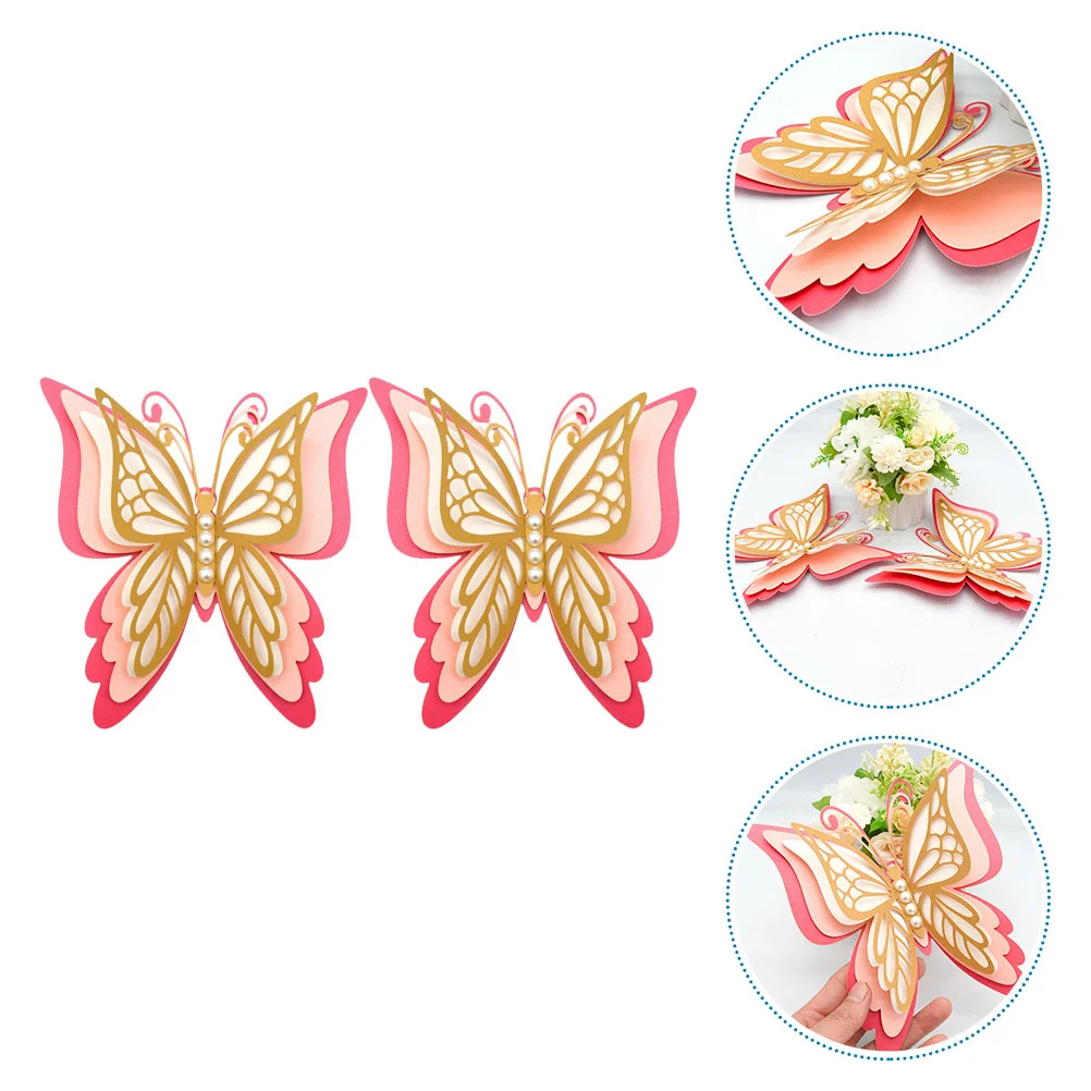 

Wall Stickers Decorations 3D Sticker Butterflies Wedding Decals Mural Decorative Gold Fridge Nursery Birthday Party Favors