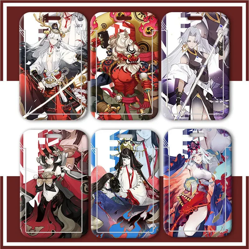 Игра Ootengu Onmyoji Shuten-douji Ferrule студенческий школьный держатель для карт ремешок еды