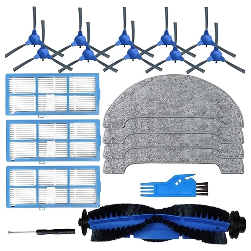 

Replacement Parts Kit New High Guality For Proscenic 850T Robotic Vacuum Cleaner Parts Main Brush Hepa Filter Mop Pad