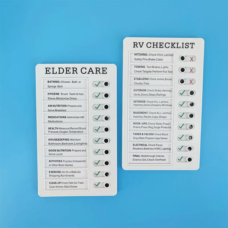 

Planner Card Checklist Chart Behavior Memo Chore Chores Plastic Board My Reusable Responsibility Daily For Kid Self-discipline