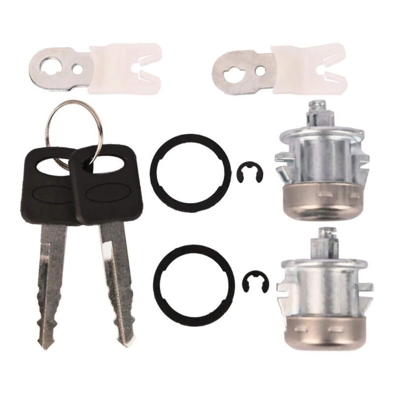 

t Car Door Lock Barrel Cylinder with 2 for F350 F150 F250 OEM 7C3Z1521990A Drop Shipping