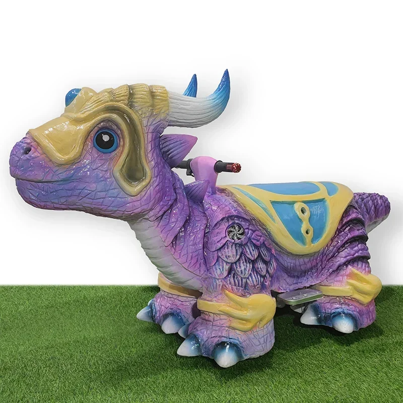 y Square Twin Parent Child Dinosaur Car Park Night Market Luminous Stall Sprzęt do rozrywki Bezszczotkowy pojazd elektryczny