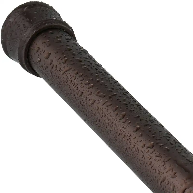 

to 72 Adjustable Metal Shower Curtain Tension Rod for Bathroom, Chrome