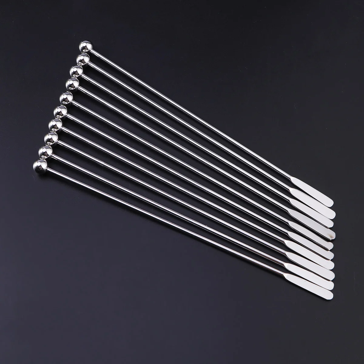 

Sticks Stirrers Cocktail Coffee Drink Stir Swizzle Martini Bar Tool Stirrer Mixing Metal Swivel Stainless Steel Pick Drinks
