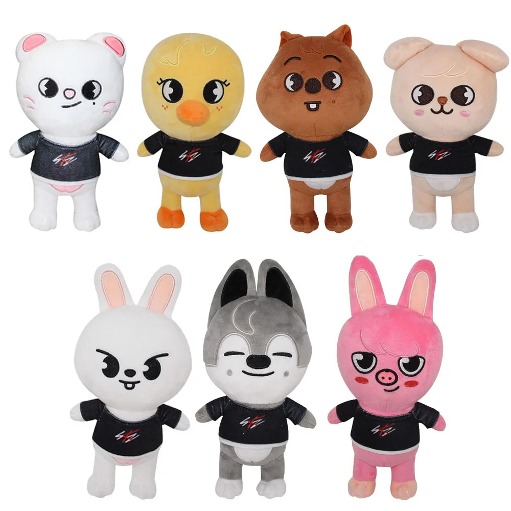 20cm Skzoo Plush Toys Stray Kids Cartoon Stuffed Animal Plushies Doll   Kids Fans Toy Gift Stuffed Doll Cute Toy Peluches Pulpos