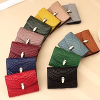 fashion snake pattern wallet card holder mini womens multi card slot wallet multi functional clutch bag wallet for women small