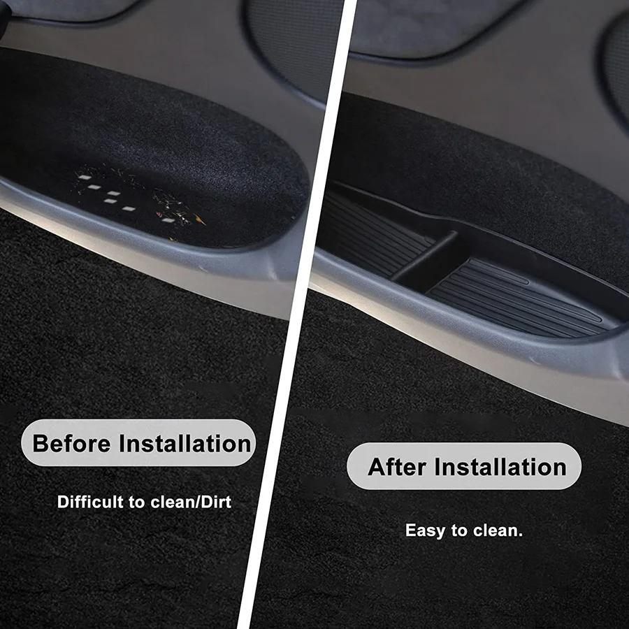 

Foldable Car Door Side Storage Box Front Back Door Handle Armrest Tray Organizer Model 3 Model Y 17-22 For Tesla Model 3 Model Y