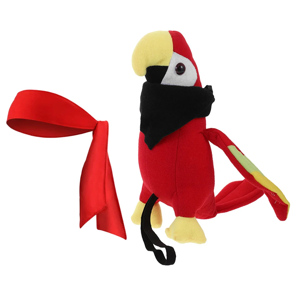 

Plush Bird Pirate Parrot Accessory Toy Cosplay For Shoulder Stuffed On Costume Prop Artificial Halloween Costumes