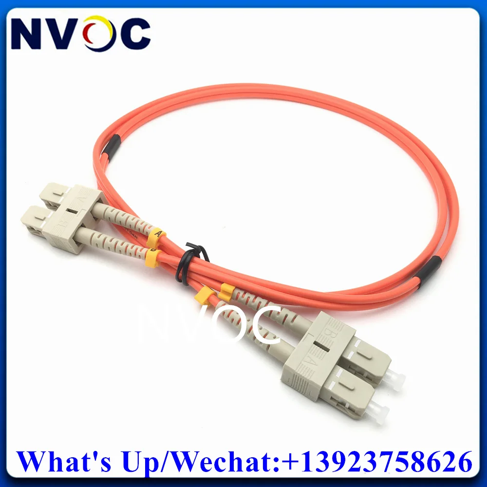 150 м SC-SC/ST/LC/FC многомодовый OM1 62 5/125 3 0 мм дуплексный LSZH оранжевый двойной внутренний