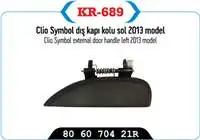 

Код магазина: 689 ручка открывания межкомнатной двери внешняя левая CLIO SYMBOL SANDERO II 13