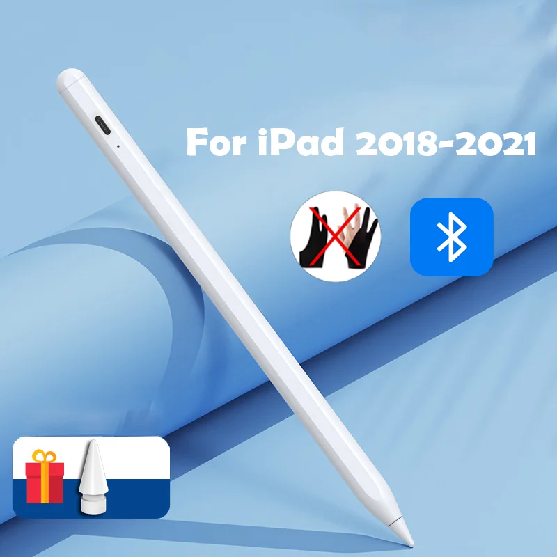 For Apple Pencil iPad Pro Stylus Touch Pen for Table with Palm Rejection Bluetooth Power Display For iPad 2021 2020 2019 2018
