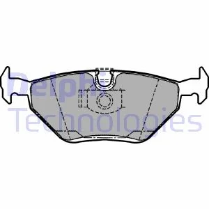 

Задняя Тормозная колодка E39 для LP1107