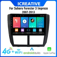 2 din android 9 inch car multimedia player 4g carplay gps navigation for subaru forester impreza 2008 2009 2010 2011 2012 stereo