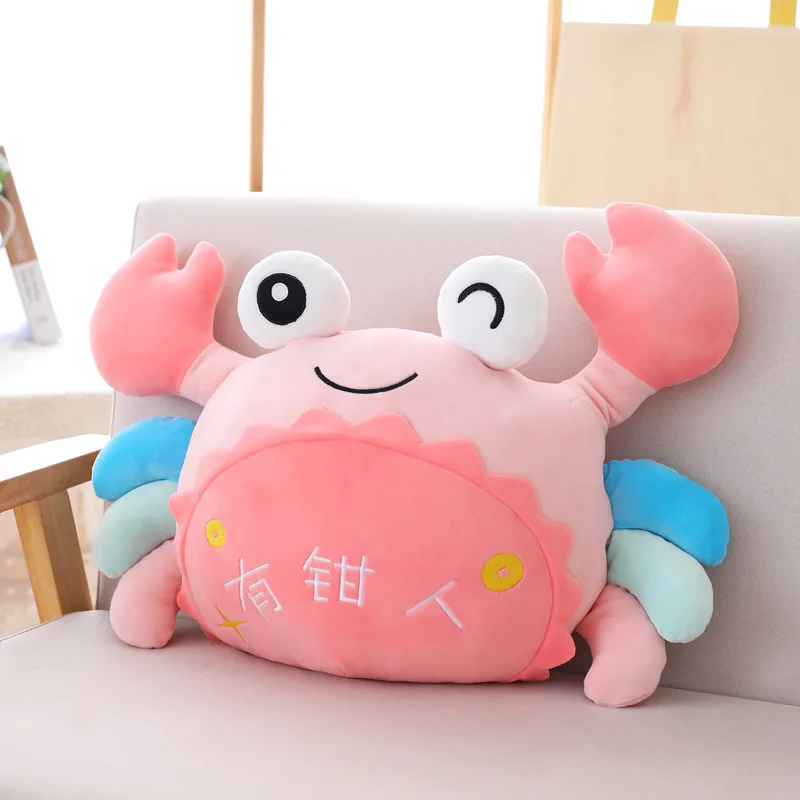 

Zqswkl 20/40/50cm cartoon soft plush toy stuffed animals crab doll kawaii plushes sofa pillows decor home stuffed toys
