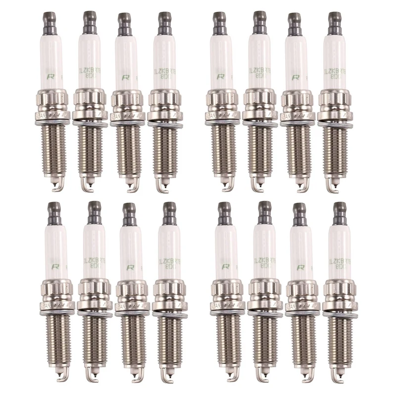 

20 Pcs Car Metal Spark Plug Iridium Platinum Spark Plug 95770 ILZKBR7B8DG 0242129512, for Peugeot Citroen Mini Cooper