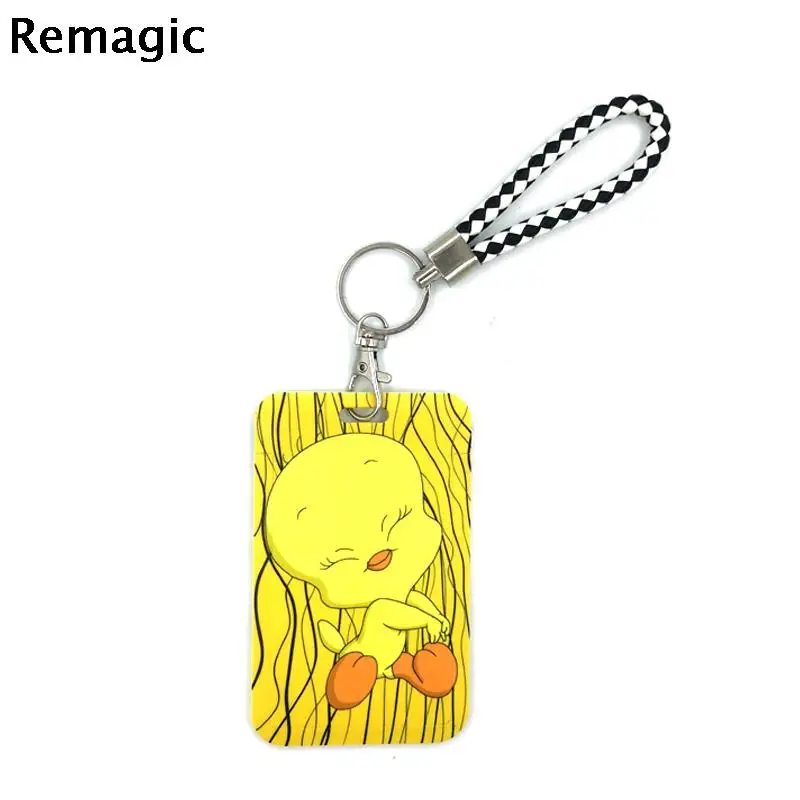 

Cartoon Cats Cute Credit Card Cover Lanyard Bags Retractable Badge Reel Student Nurse Name Clips Card ID Card Holder Chest