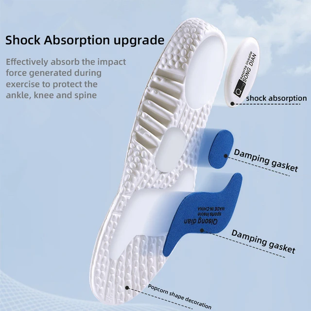 EVA Insoles for Shoes Sole Shock Absorption Deodorant Breathable Cushion Running Insoles for Feet Man Women Orthopedic Insoles 2