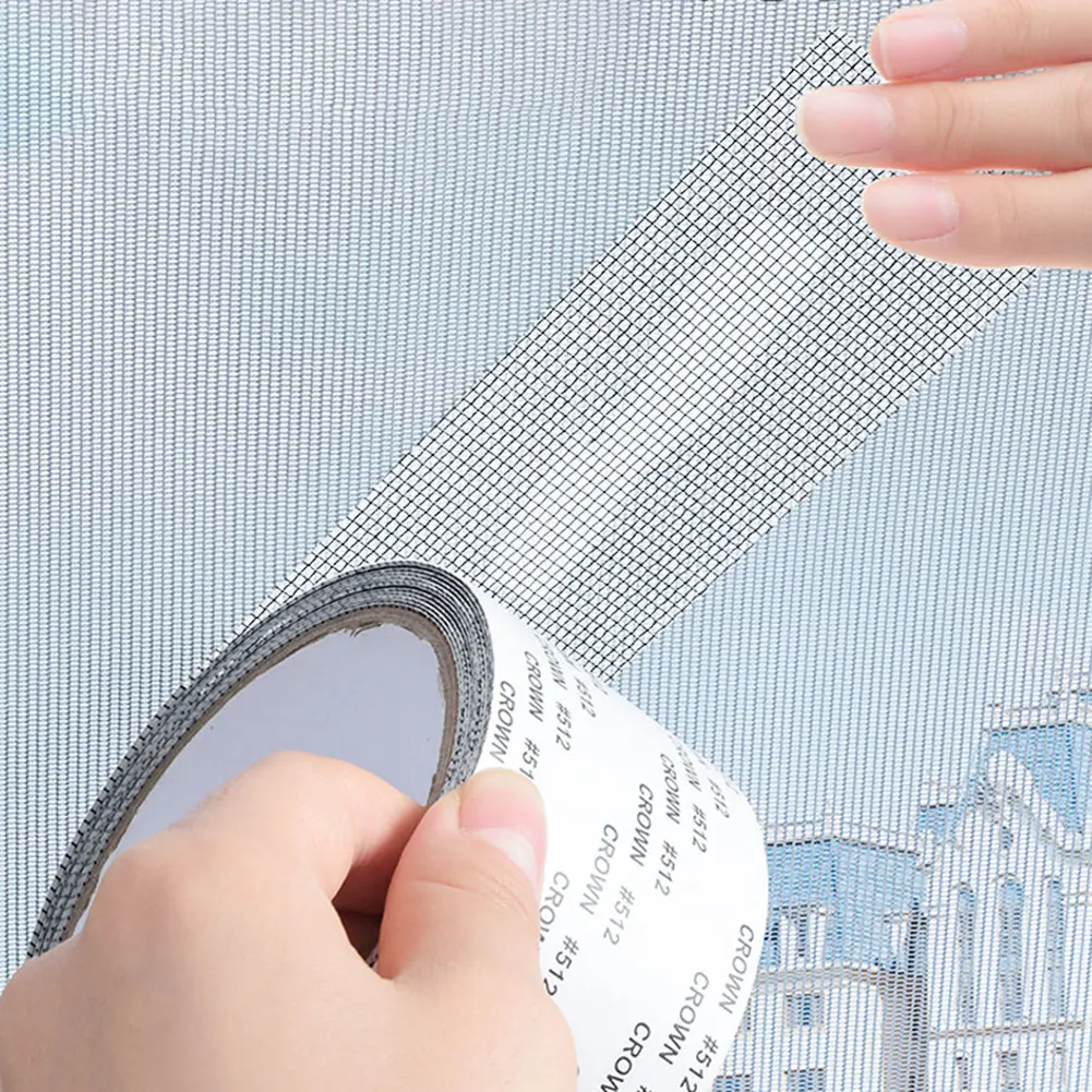 

Anti-mosquito Mesh Sticky Wires Patch Repair Tape Mesh Practical Window Screen Door Mosquito Netting Patch Repair