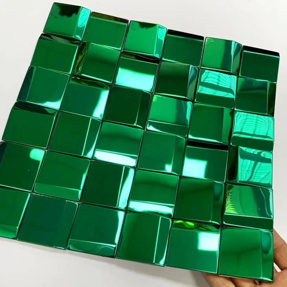 Роскошная мозаичная плитка из нержавеющей стали 304 нордический Металлический