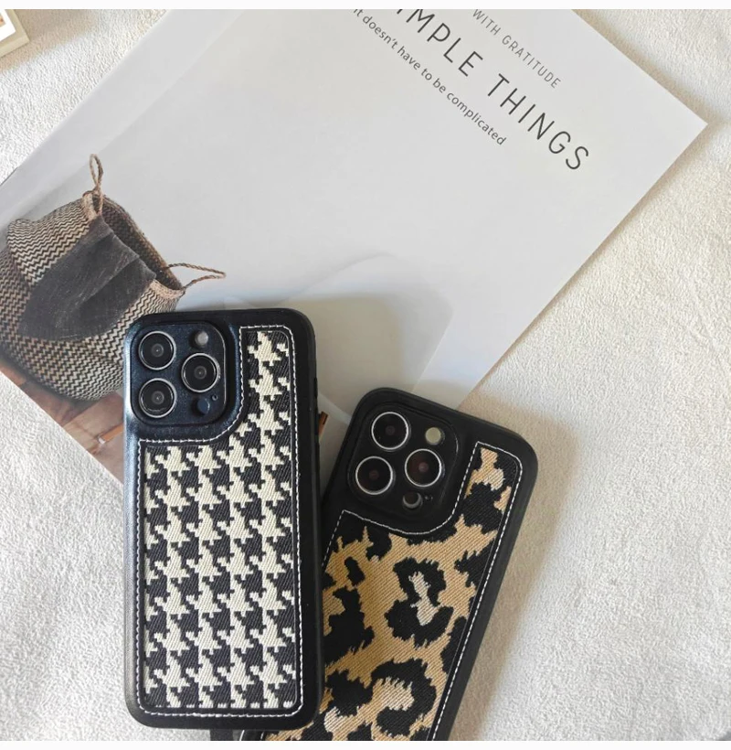 Фото Fashion Leopard Print Lanyard Series,All Inclusive Anti Drop,Lens Protection Phone Case For IPhone16,15,14 Plus,13,12,11 Pro Max №3