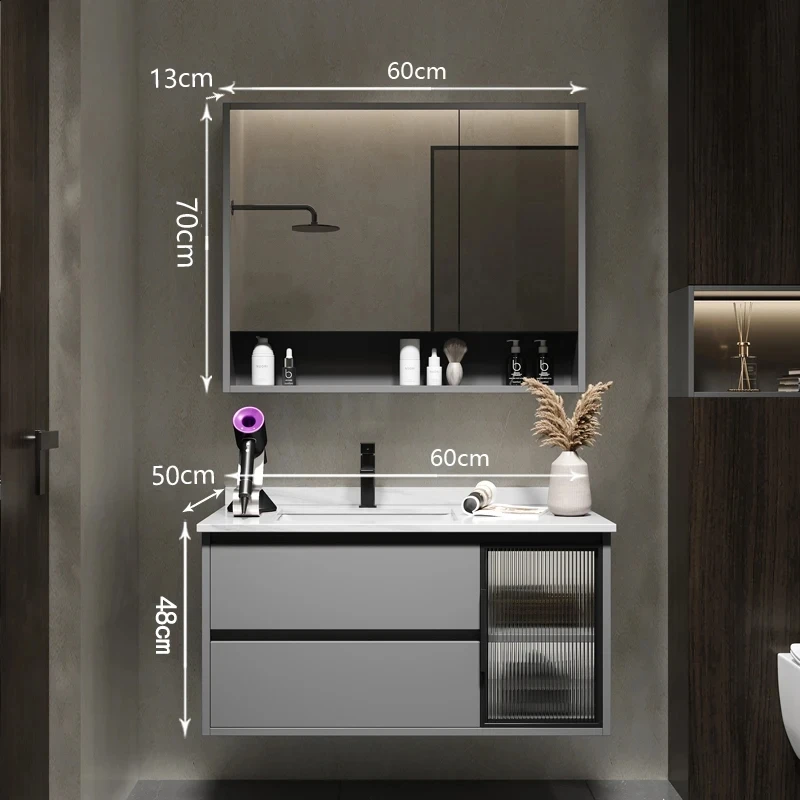 Мебель для ванной комнаты умное освещение зеркальный шкаф Lnclude смеситель