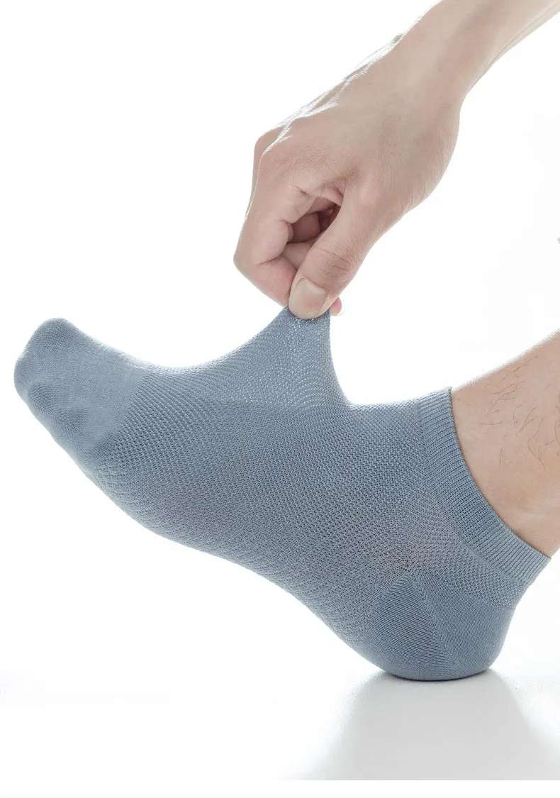 5 pairs 2023 High Quality Men Socks Antibacterial Deodorant Boat Ankle Socks Men Gifts Summer Socks