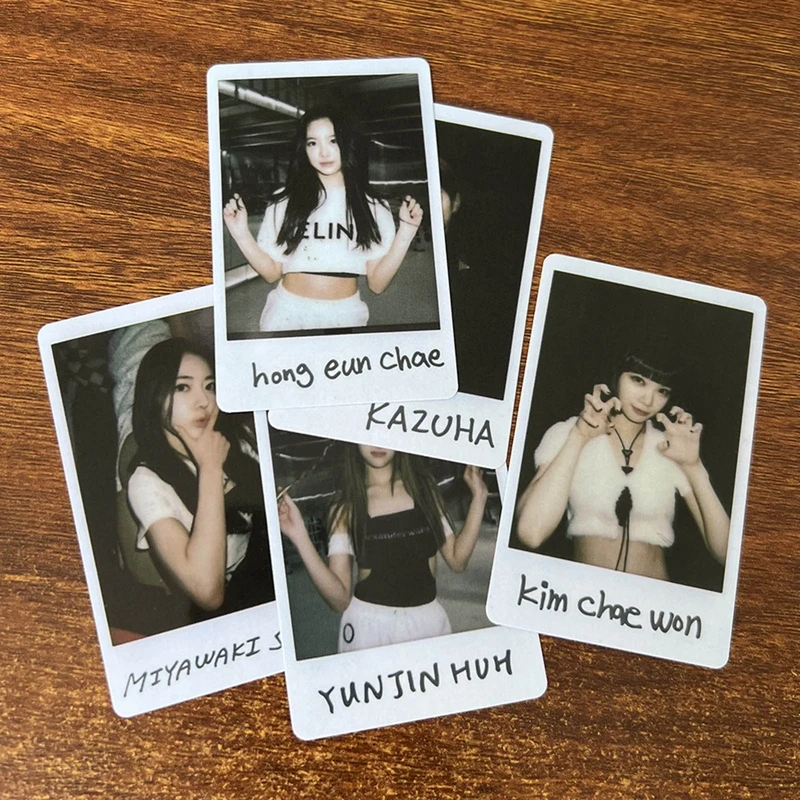 

5 шт./компл. Kpop LE SSERAFIM новый альбом бесстрашные фотокарты HD печатные фотокарты ломо-карты для поклонников коллекция фотооткрыток подарок