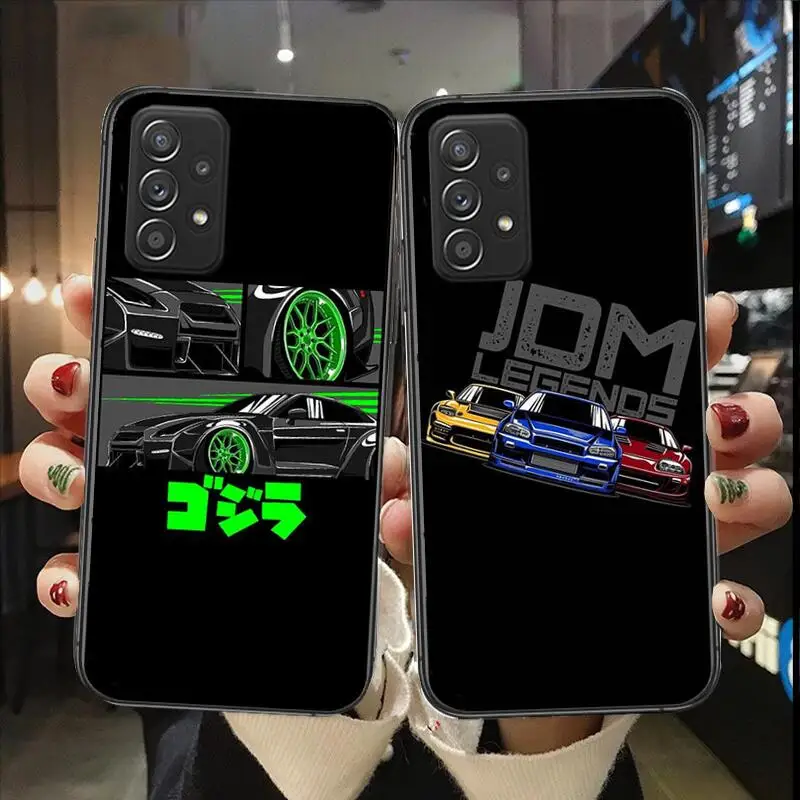 Japan JDM Nissan Sports Car New Phone Case For Samsung Galaxy A13 A52 A53 A73 A32 A51 A22 A12 A20e A50 A21 A72 A70 S 4G 5G Cover