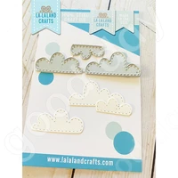 arrival new 2022 hot sale three clouds metal cutting dies scrapbook diary decoration embossing template diy card handmade
