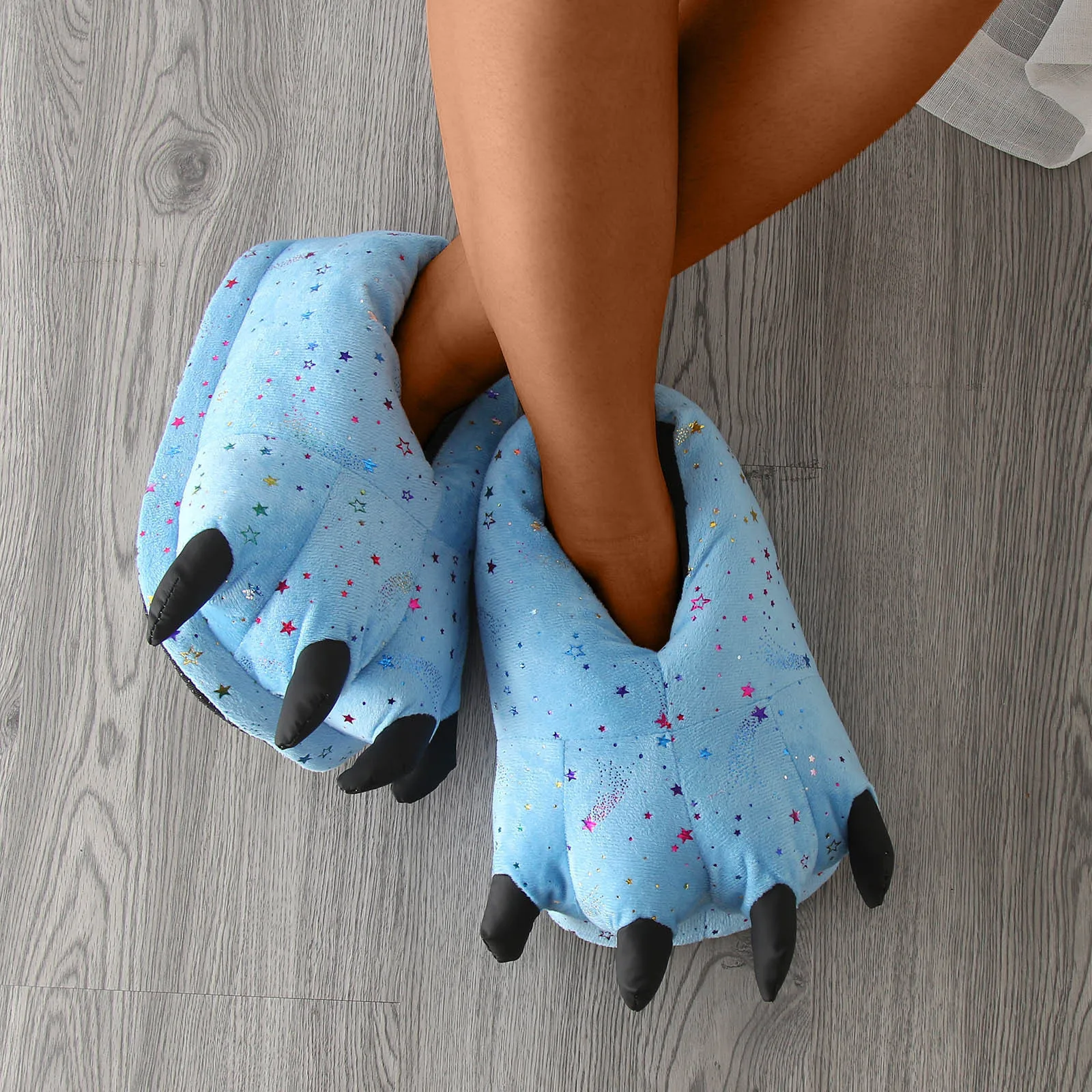 Новинка зимние теплые мягкие домашние тапочки женская мужская и детская обувь