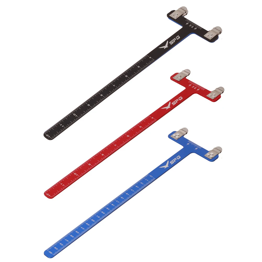 

Archery Bow Measuring T Ruler Stainless Steel Recurve Bow Arrow Bowstring Measurement Gauge Positioning Scale Tools Accessories