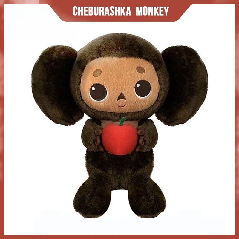 

Cheburashka плюшевая игрушка с большими глазами обезьяна с одеждой кукла Россия аниме ребенок спать Успокаивающая кукла игрушки для детей