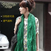 new balinese yarn scarf pure color cotton and linen childrens scarf candy color womens scarf