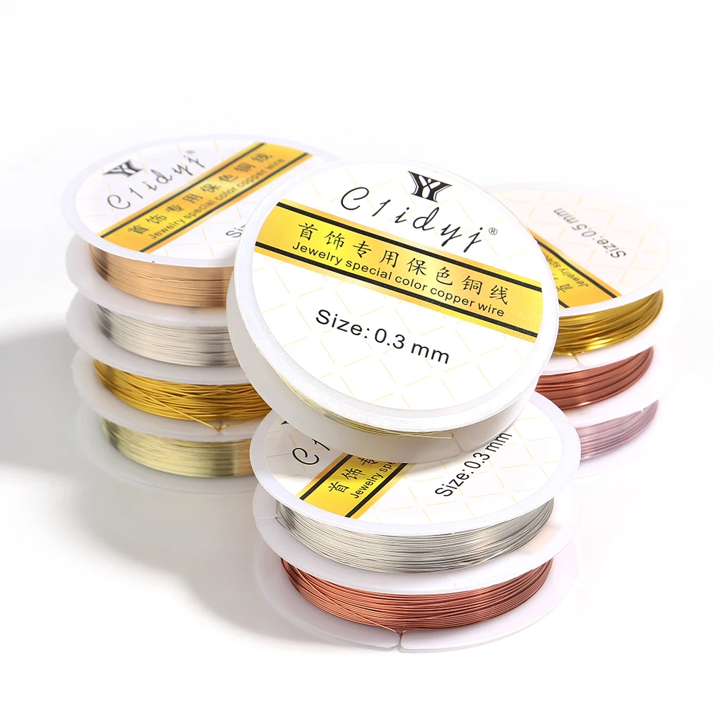 Медная проволока для бисероплетения 6 цветов | Фурнитура и компоненты