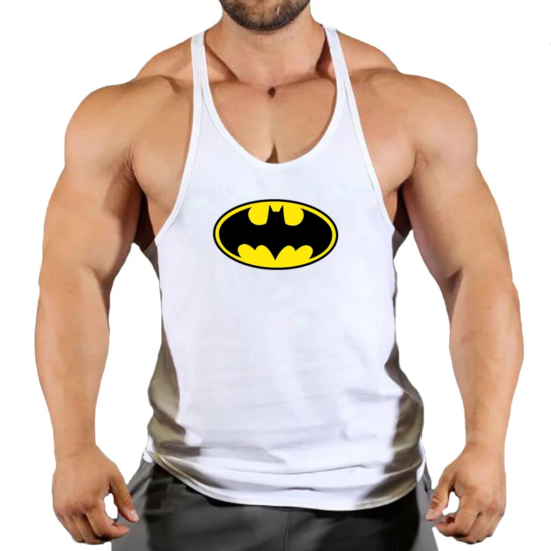 Fitness Man Bodybuilding Shirt Men Men's Singlet Gym Vest Stringer Sleeveless Sweatshirt T-shirts Suspenders Man Clothing Top