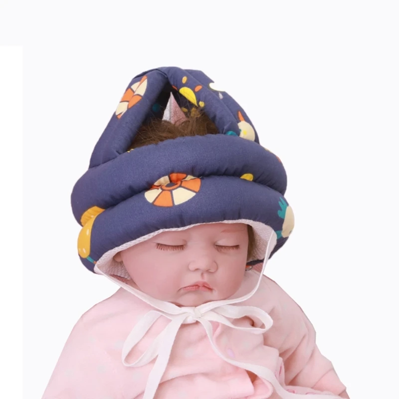 

Защитная шапка для головы для маленьких девочек и мальчиков для обучения ходьбе регулируемый размер головной убор защита от падения шлем Детский Стиль