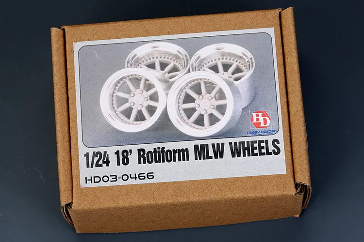 Фото HobbyDesign 1:24 Rotiform MLW 18 дюймов HD03-0466, модифицирующие и сборные аксессуары для моделей №1