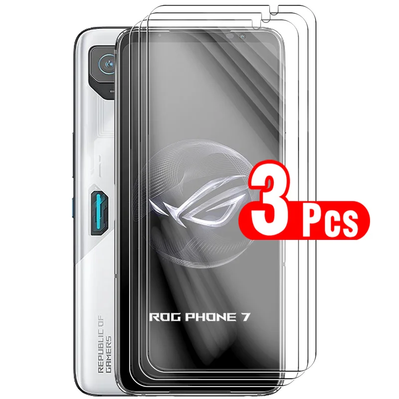 

3Pcs protective glass for Asus ROG Phone 7 Phone7 ROGphone7 glasses tempered screen protectors armor safety films 6.78inches