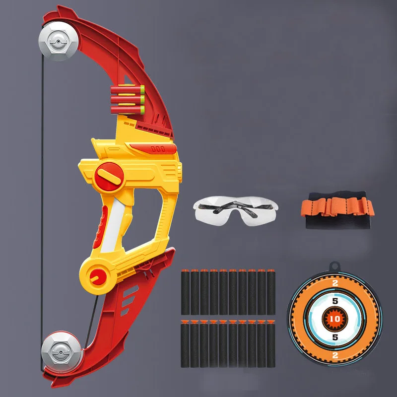 

Набор игрушек для стрельбы из лука и стрелы для детей, мягкие пули, Детская Спортивная игрушка для стрельбы на открытом воздухе, ролевая игра, подарок на день рождения