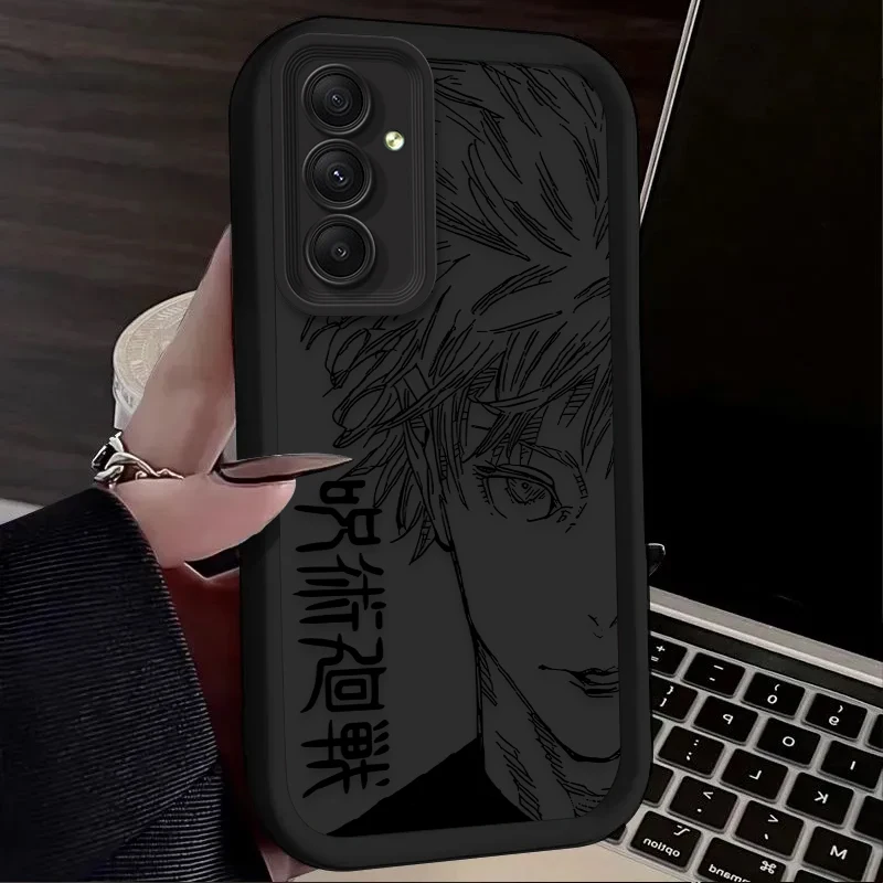 Фото Крутой чехол Anime Gojo Ryomen для Samsung Galaxy A54 A05S A05 A34 A24 A14 A53 A33 A23 A13 A52 A52S A32 A22 A12 A71 A51 A31 Cover №3