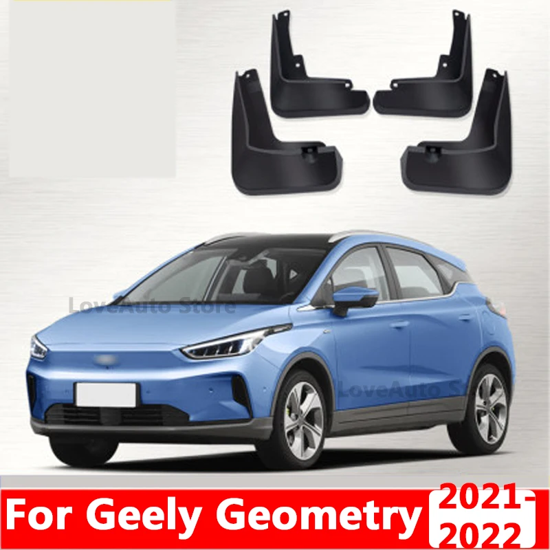 

For Geely Geometry C 2021 2022 2023 Car Front Rear Mudflaps Fender Flares Mud Flaps Painted Mudguards Splash Guards Accessories