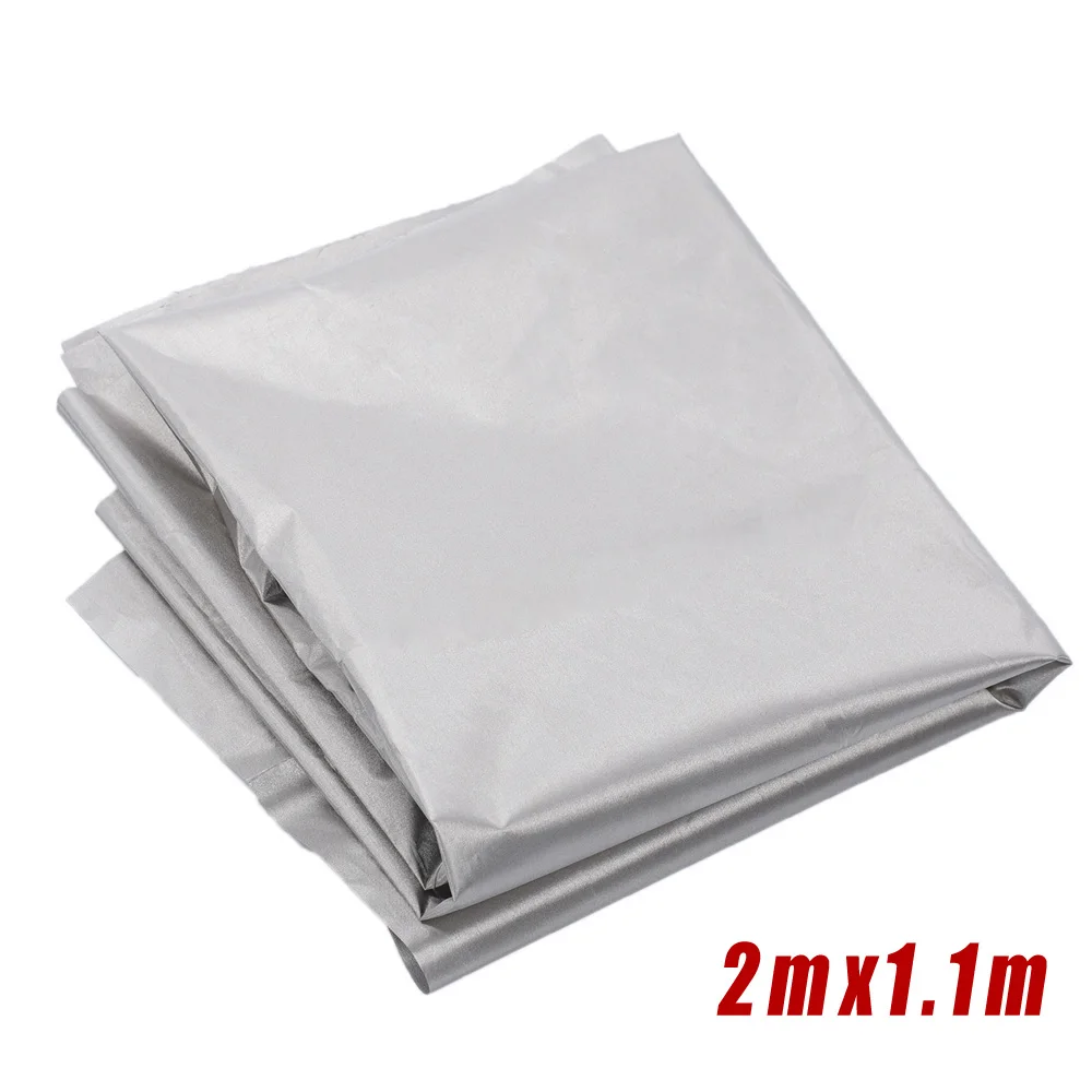 Pаспродажа 2 м X 1,1 м излучение устойчивая ткань Электромагнитная EMF RF RFID проводящая экранирующая ткань Wi-Fi EMI EMP блокирующая анти-сканирующая ткань