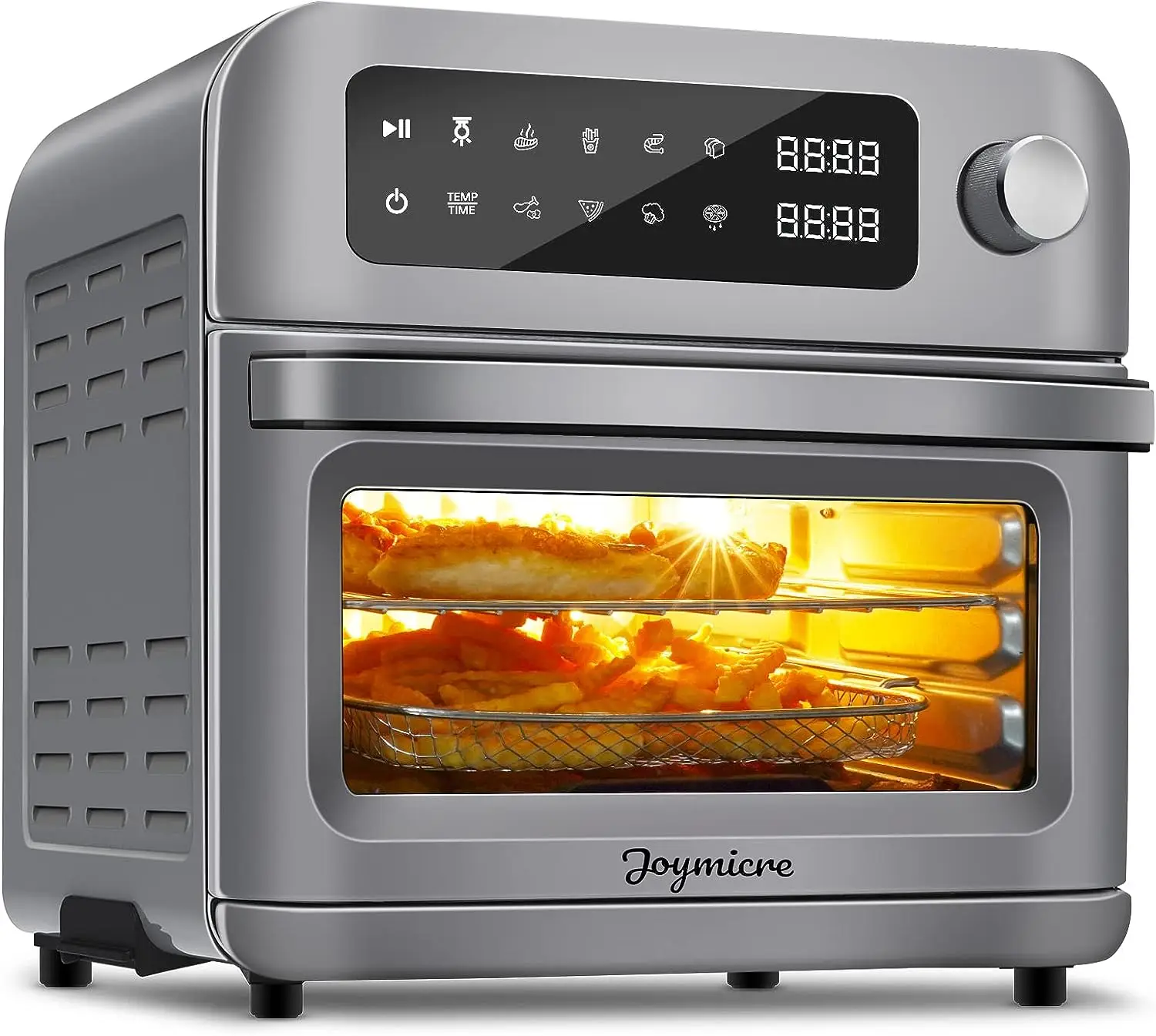 Toaster Oven, 1700w High Power Airfryer Dehydrator Combo With Touchscreen Convection Countertop Oven, Dishwasher Safe