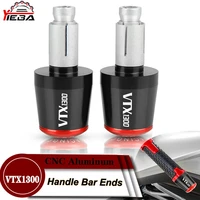 motorcycle 7822mm hand bar ends slider handle bar end grips cap accessories for honda vtx1300 vtx 1300 2003 2004 2008 2009